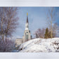 Boston Morning Snow Horizontal