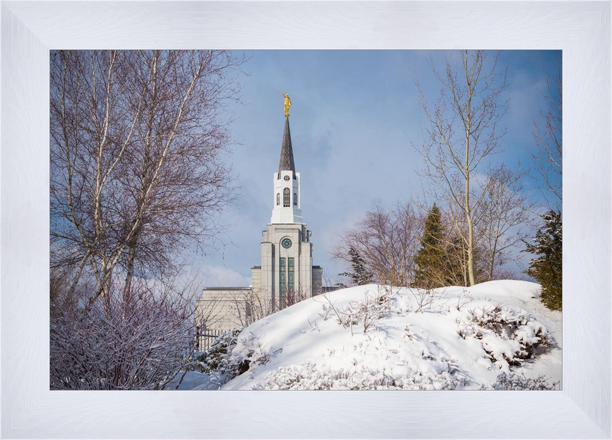 Boston Morning Snow Horizontal