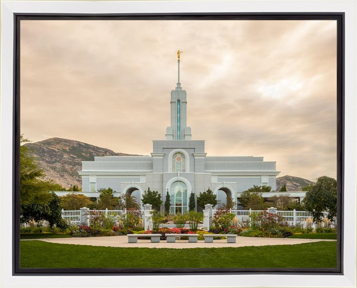 Mount Timpanogos Golden Morning Gallery Wrap
