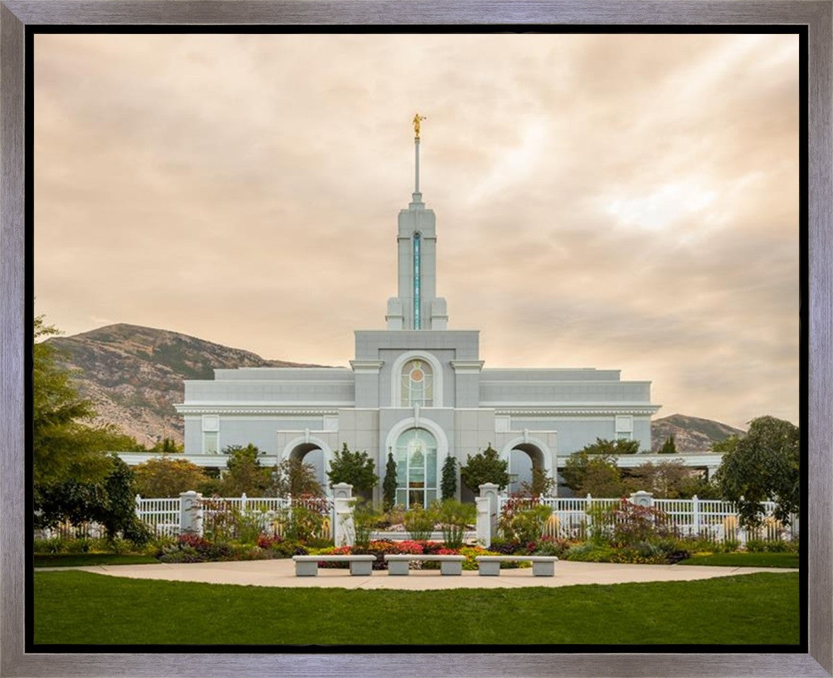 Mount Timpanogos Golden Morning Gallery Wrap