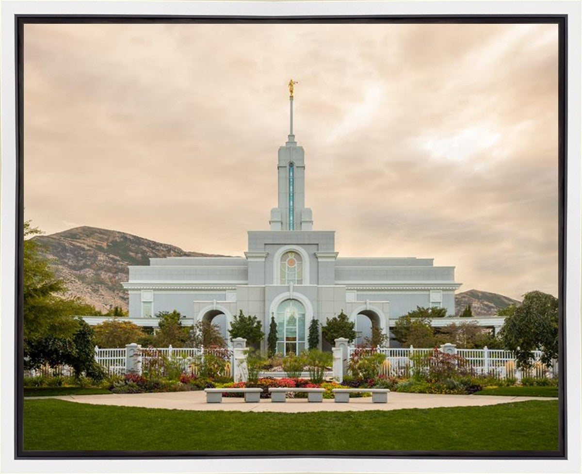 Mount Timpanogos Golden Morning Gallery Wrap