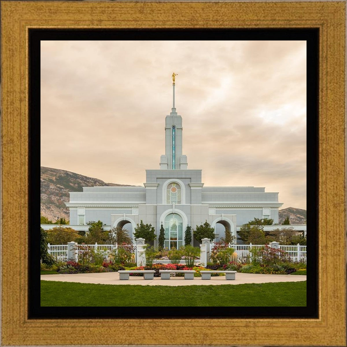 Mount Timpanogos Golden Morning Gallery Wrap