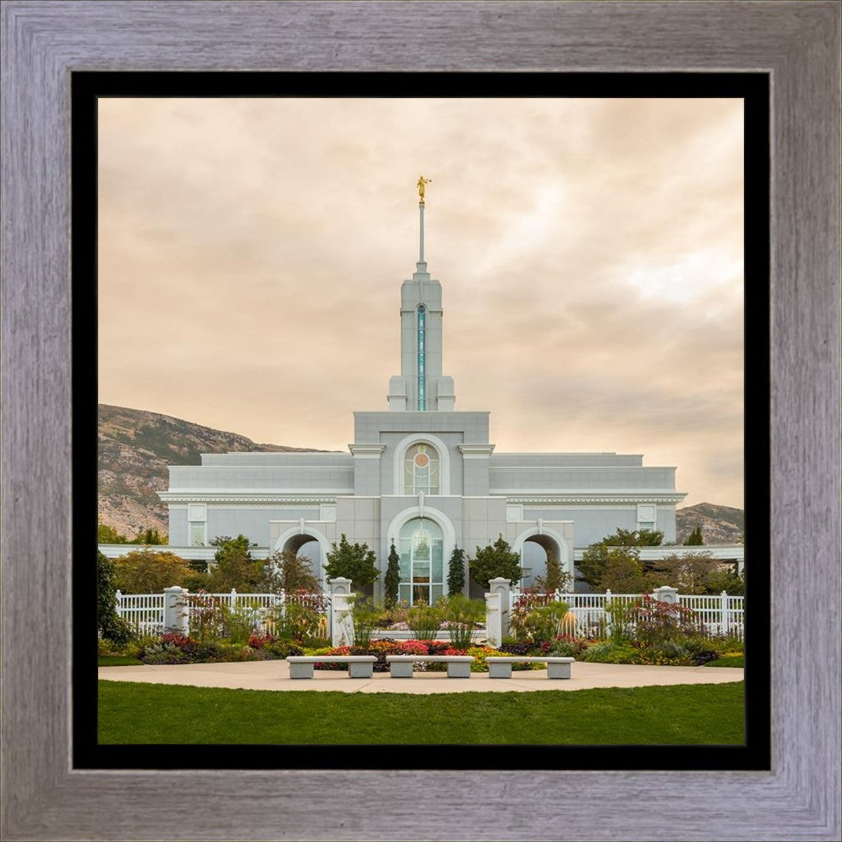 Mount Timpanogos Golden Morning Gallery Wrap