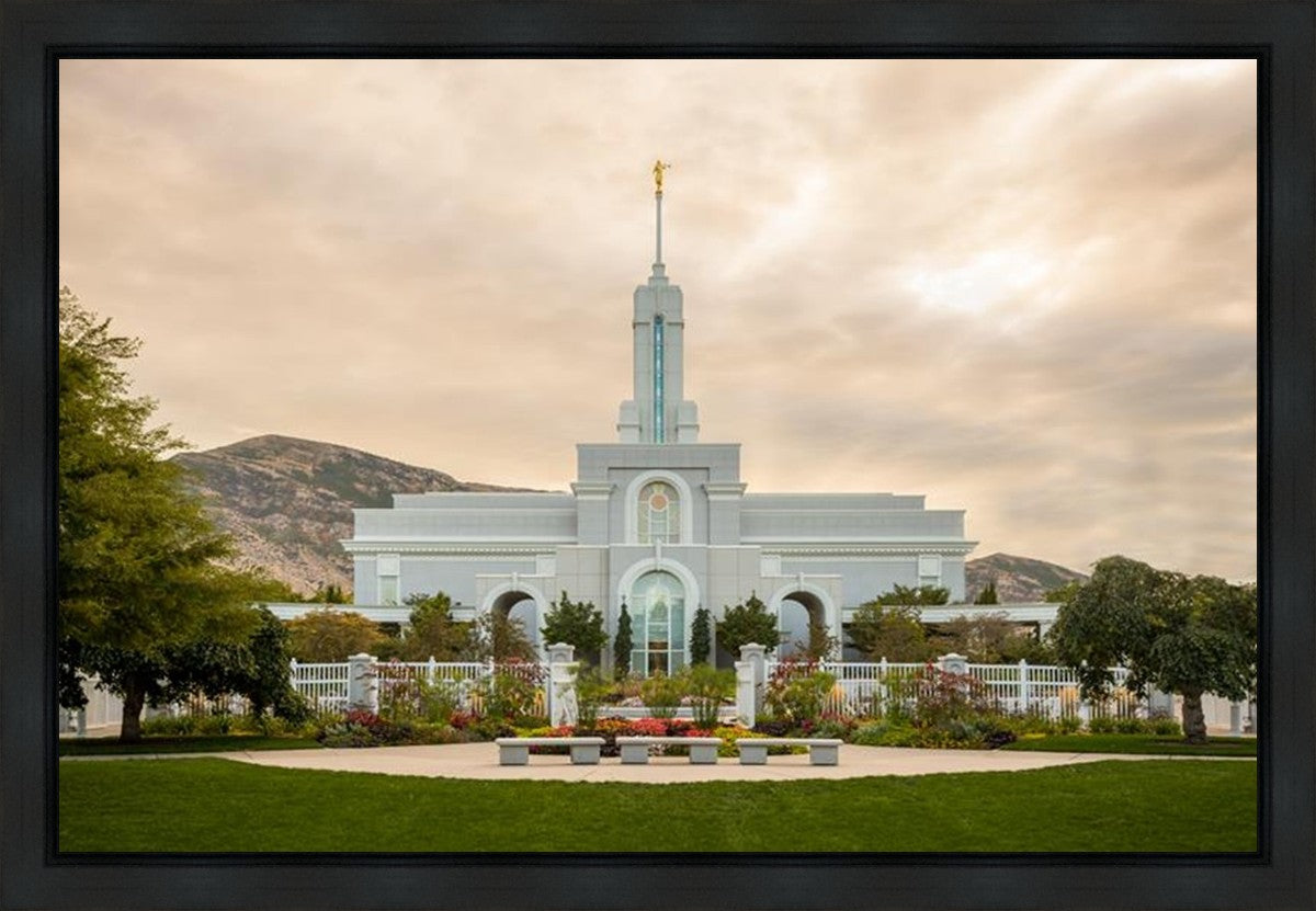 Mount Timpanogos Golden Morning Gallery Wrap