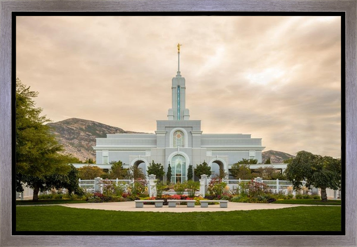 Mount Timpanogos Golden Morning Gallery Wrap