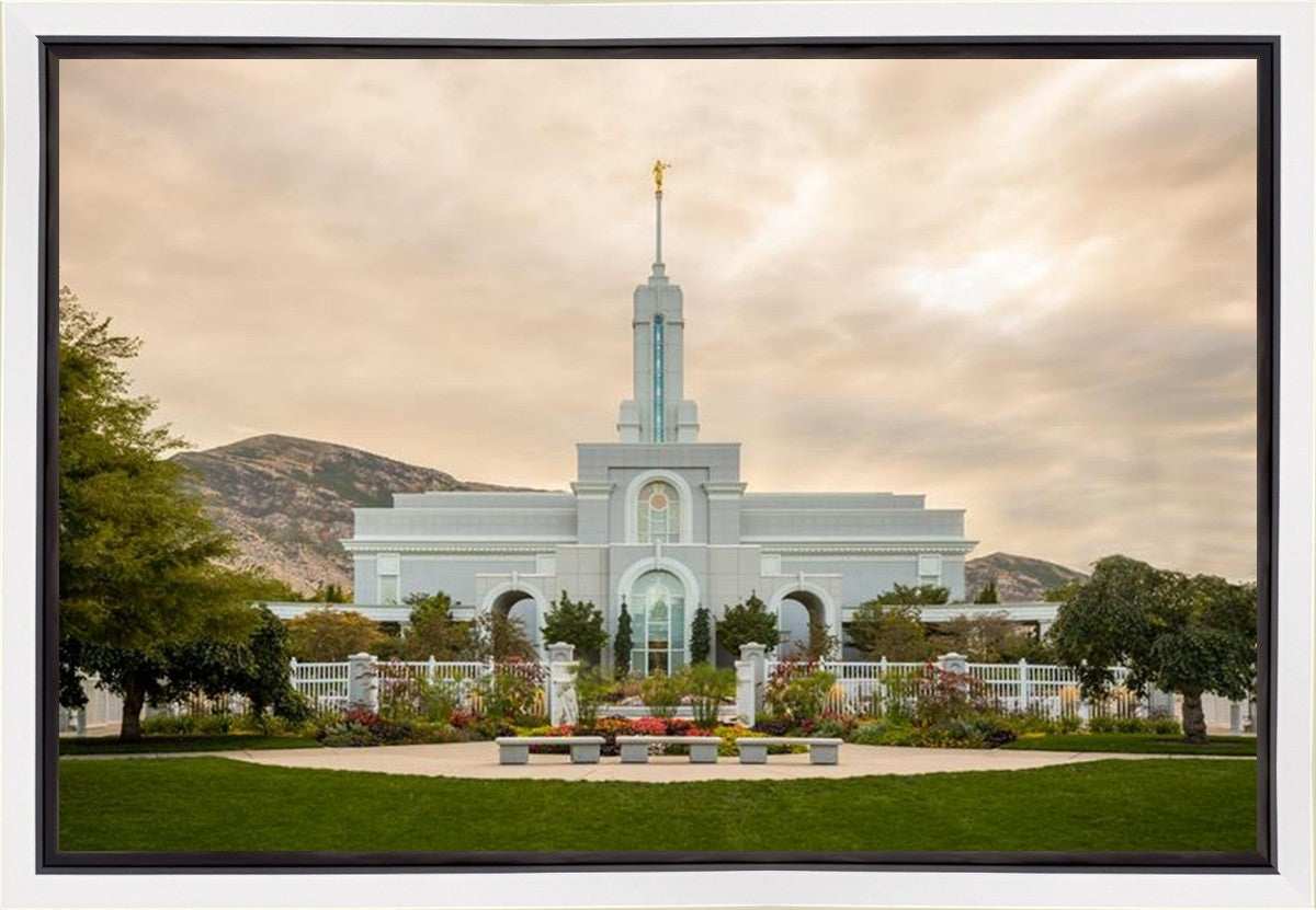 Mount Timpanogos Golden Morning Gallery Wrap