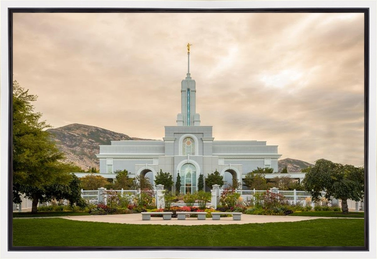 Mount Timpanogos Golden Morning Gallery Wrap