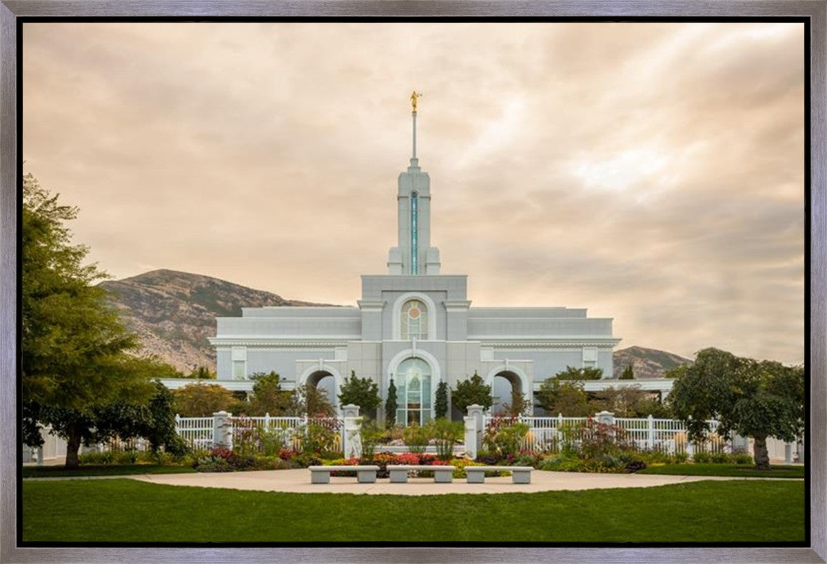 Mount Timpanogos Golden Morning Gallery Wrap