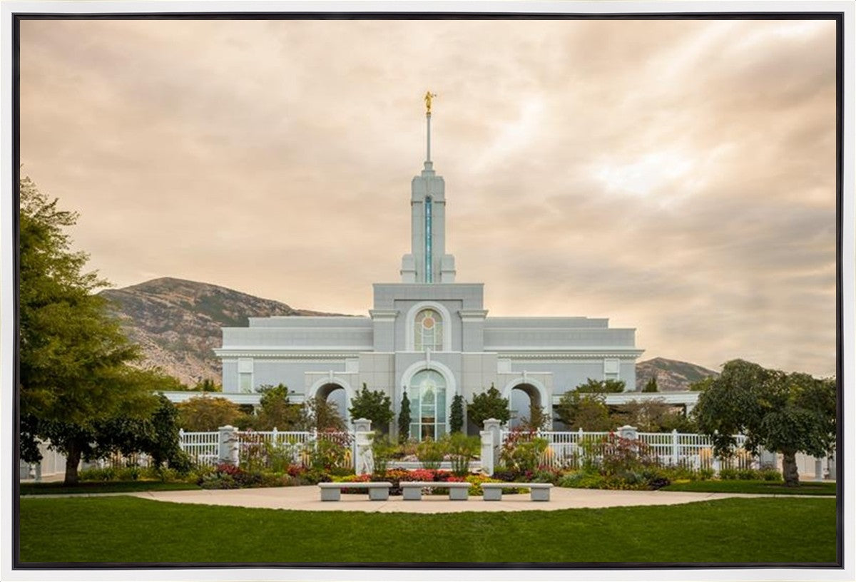 Mount Timpanogos Golden Morning Gallery Wrap