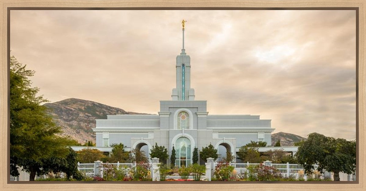 Mount Timpanogos Golden Morning Gallery Wrap