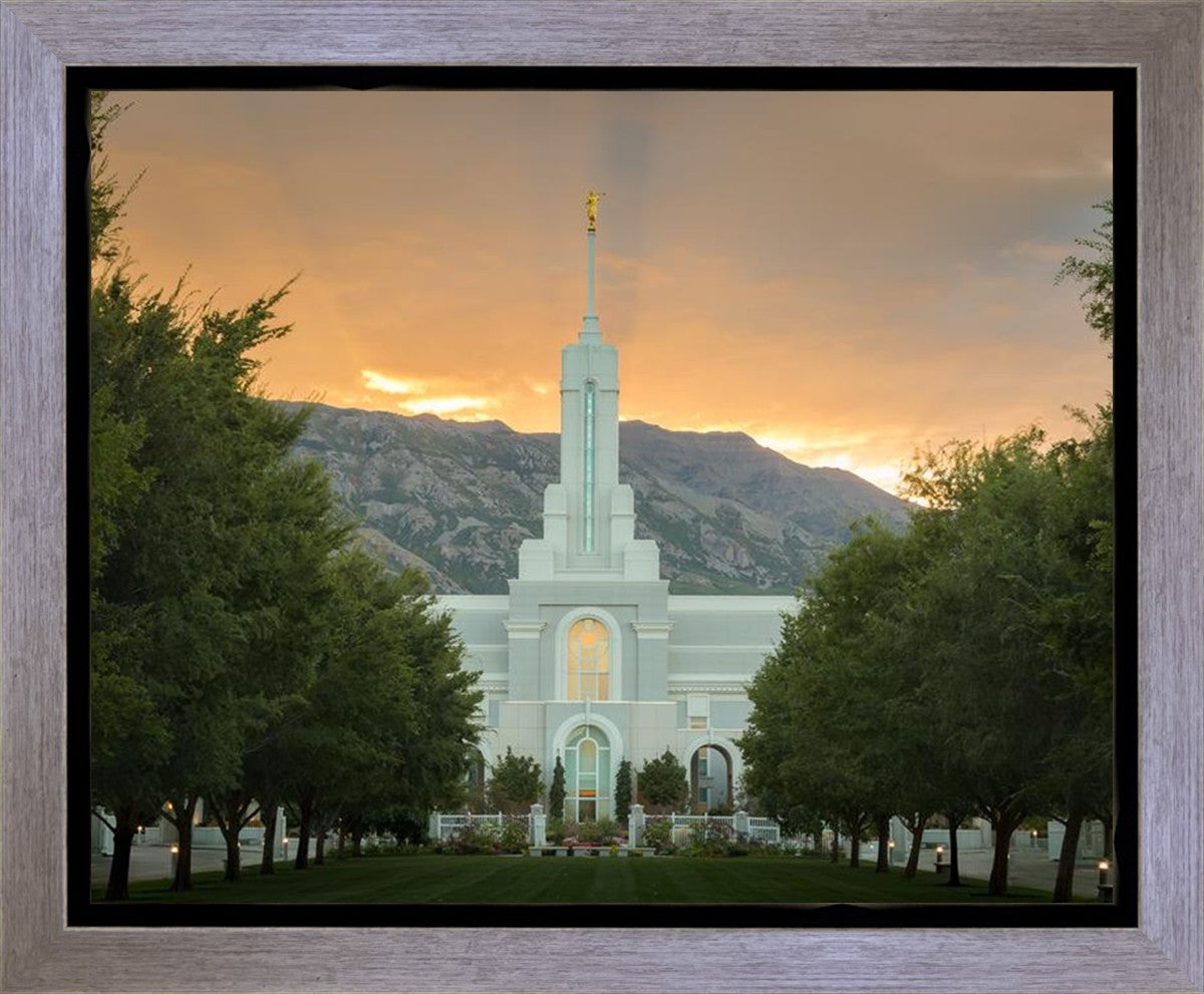 Mount Timpanogos Morning Glory Gallery Wrap
