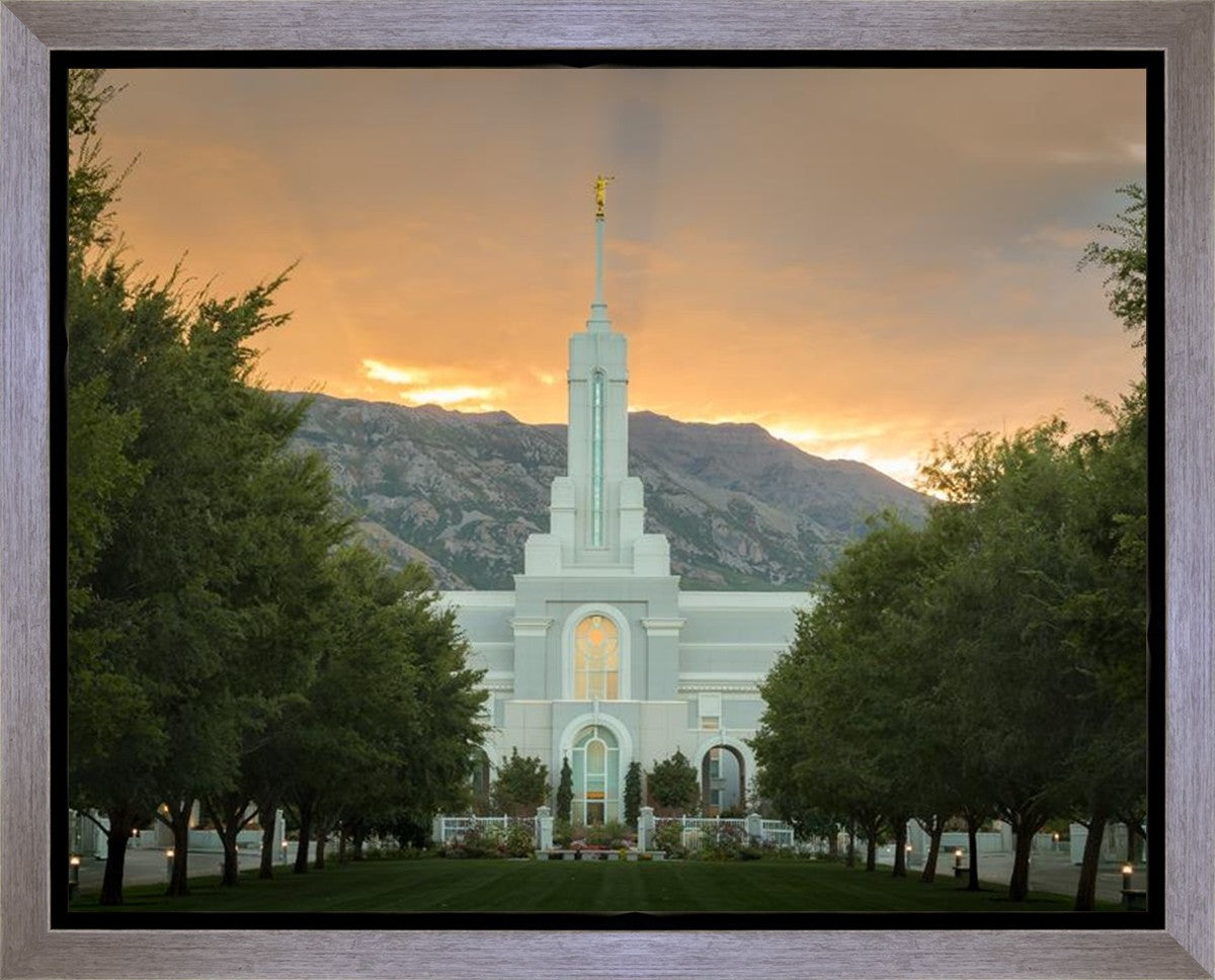 Mount Timpanogos Morning Glory Gallery Wrap