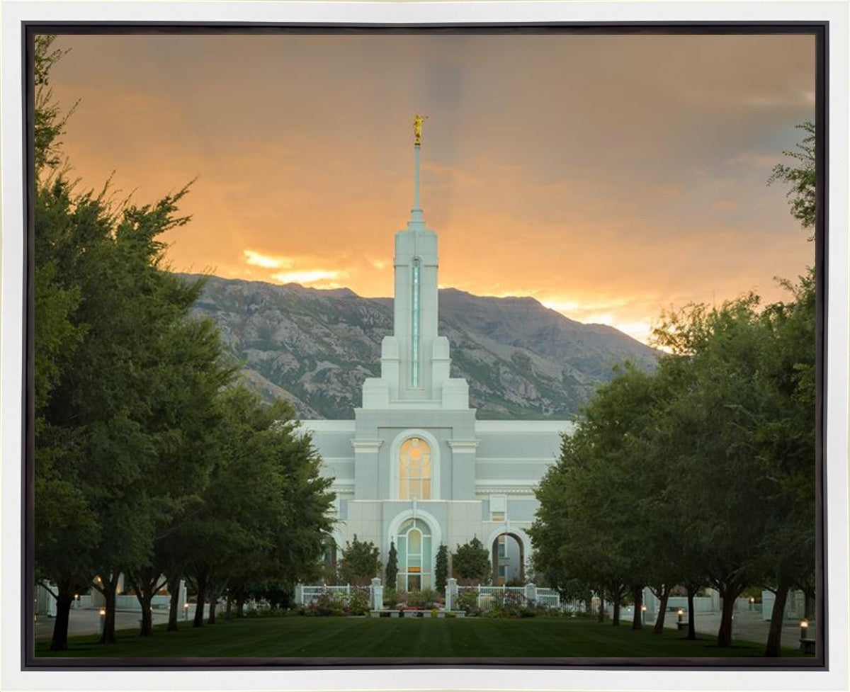 Mount Timpanogos Morning Glory Gallery Wrap