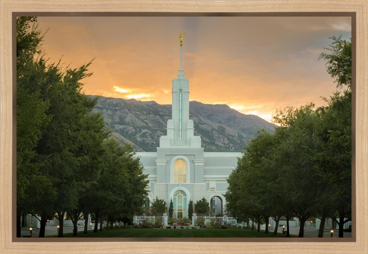 Mount Timpanogos Morning Glory Gallery Wrap