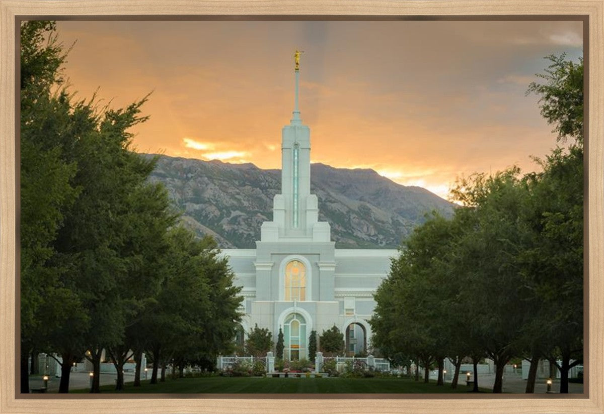 Mount Timpanogos Morning Glory Gallery Wrap