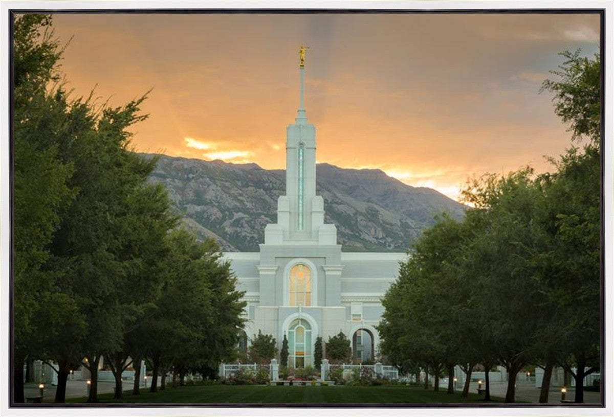 Mount Timpanogos Morning Glory Gallery Wrap