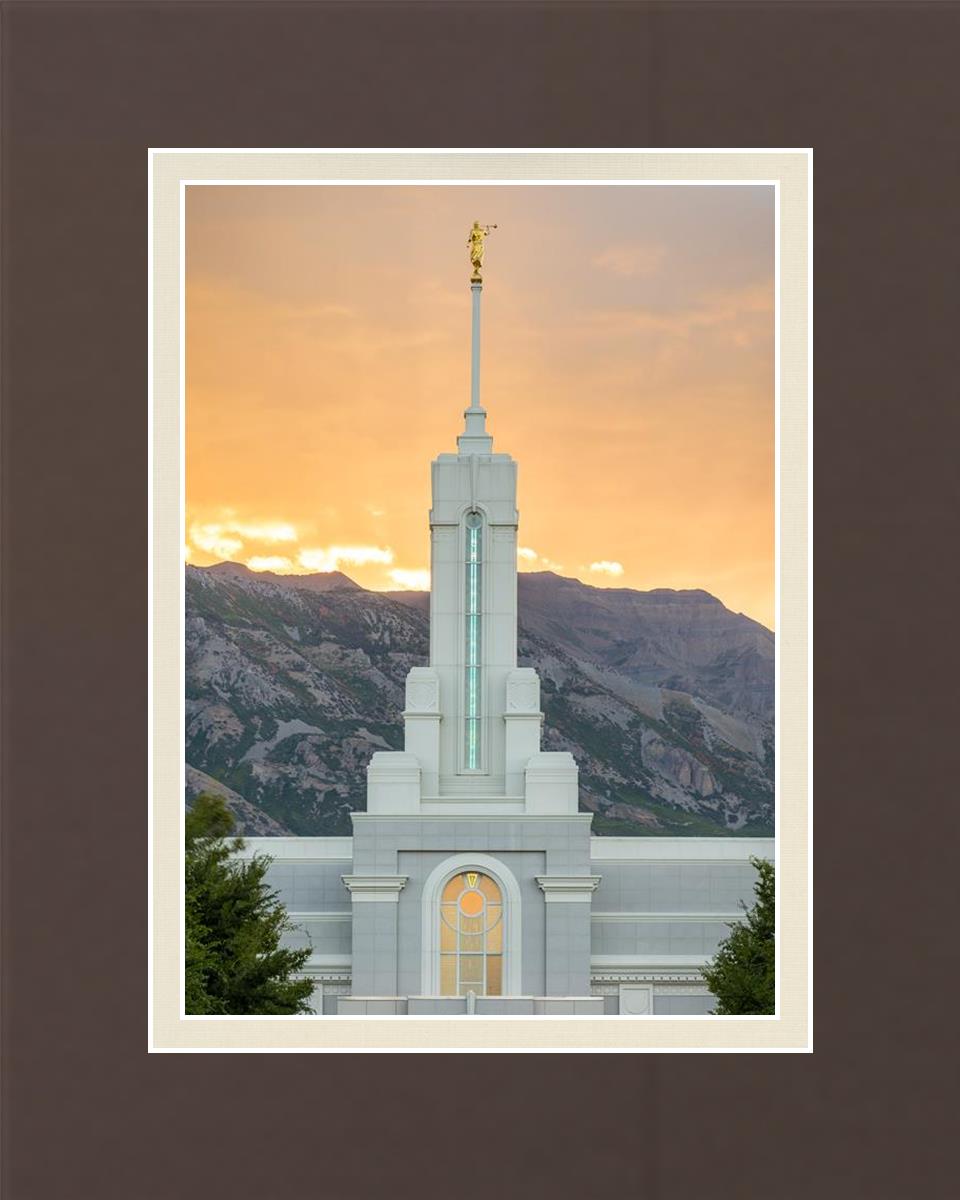 Mount Timpanogos Morning Glory Vertical