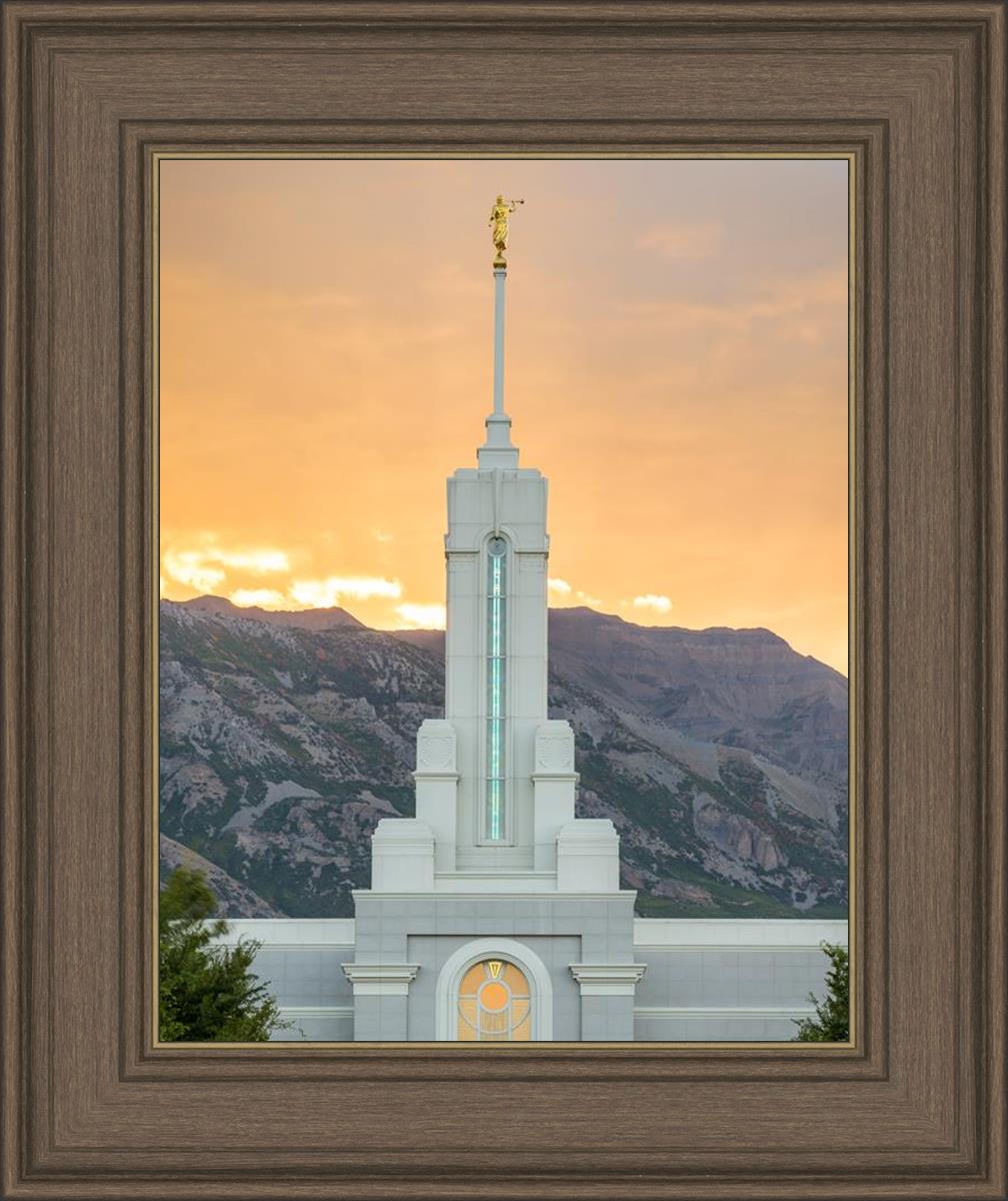 Mount Timpanogos Morning Glory Vertical