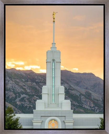 Mount Timpanogos Morning Glory Vertical