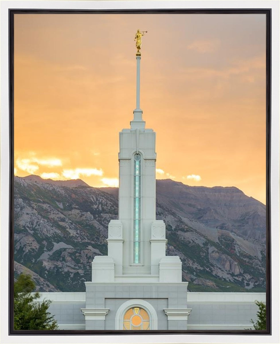 Mount Timpanogos Morning Glory Vertical Gallery Wrap