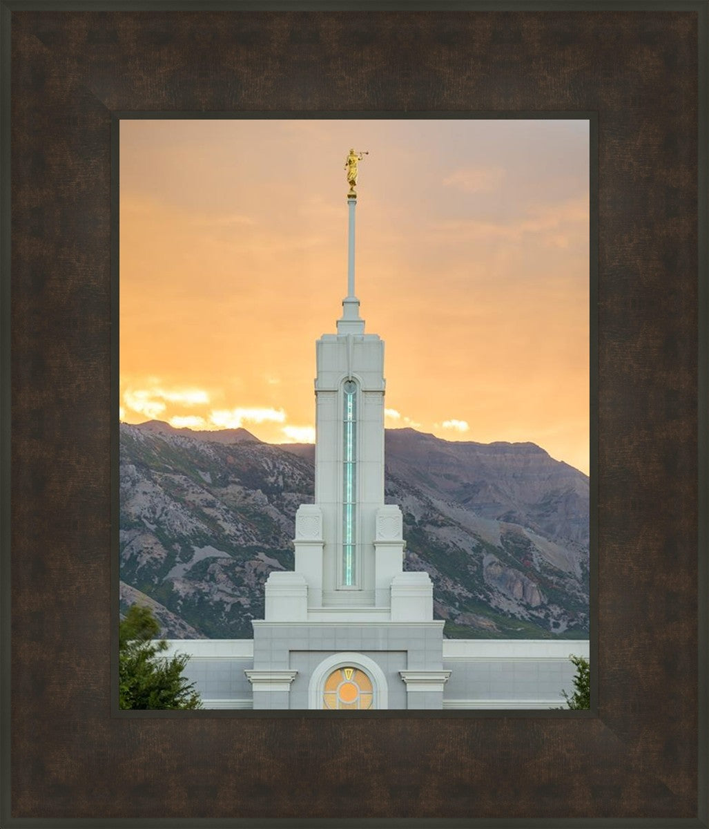 Mount Timpanogos Morning Glory Vertical