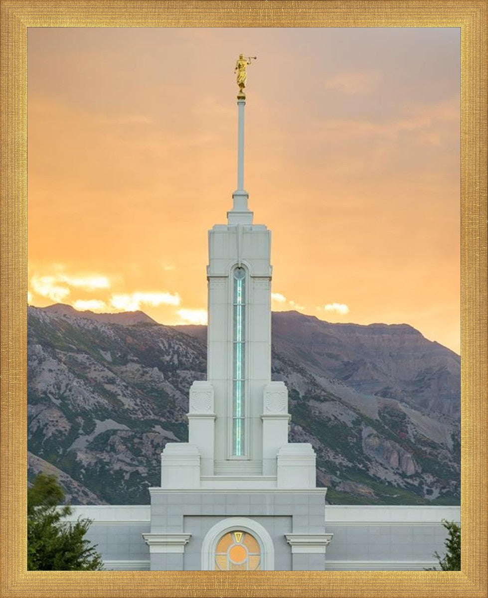 Mount Timpanogos Morning Glory Vertical