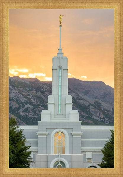 Mount Timpanogos Morning Glory Vertical