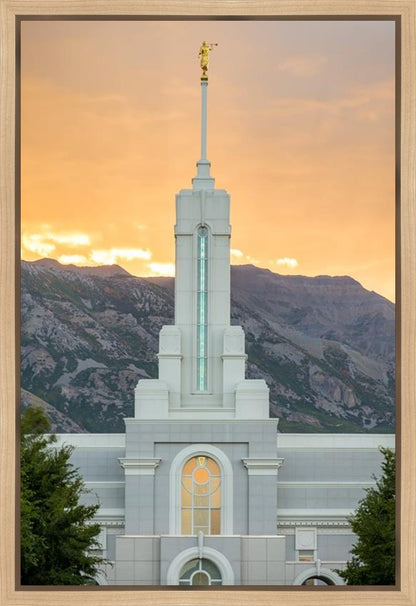 Mount Timpanogos Morning Glory Vertical