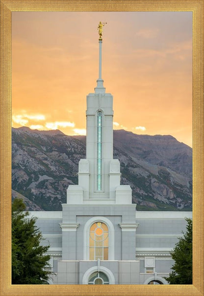 Mount Timpanogos Morning Glory Vertical