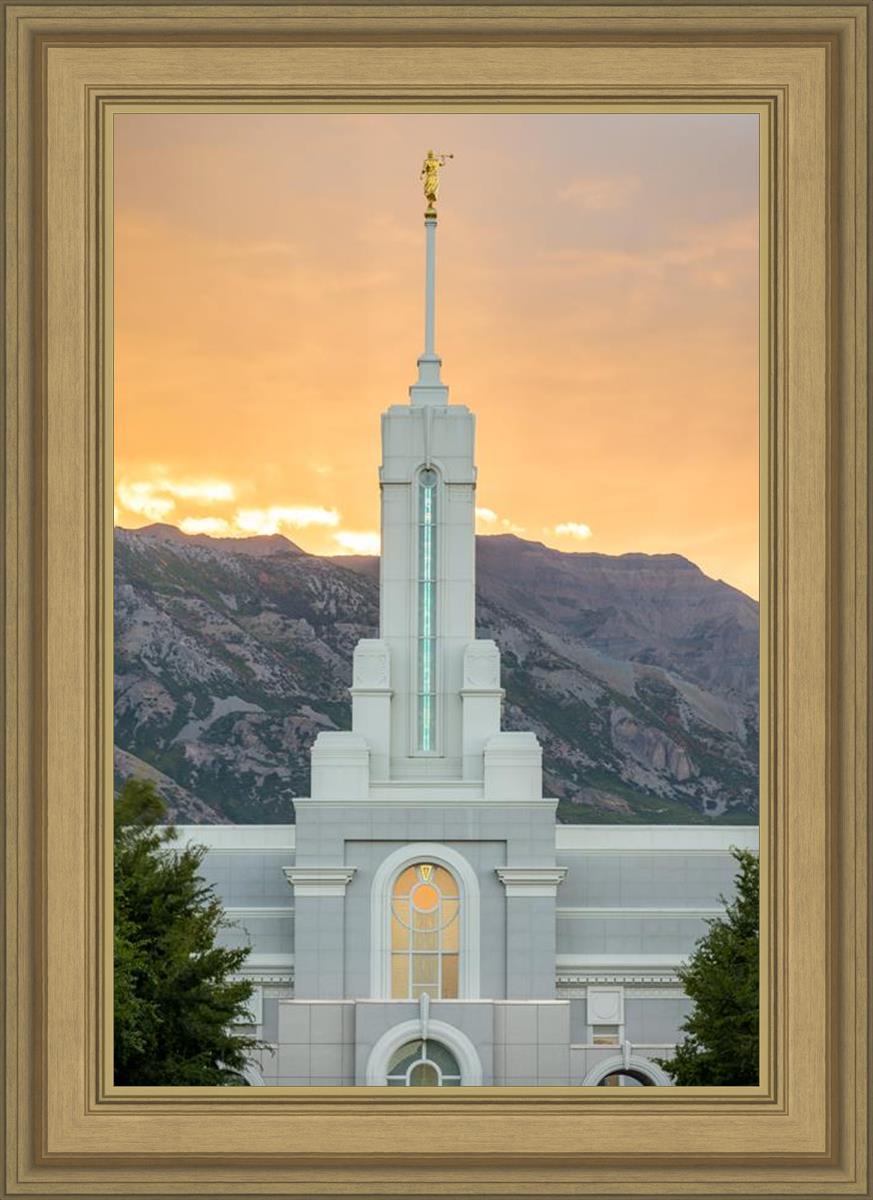 Mount Timpanogos Morning Glory Vertical