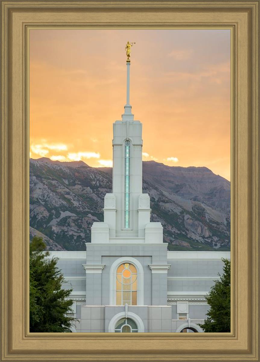 Mount Timpanogos Morning Glory Vertical