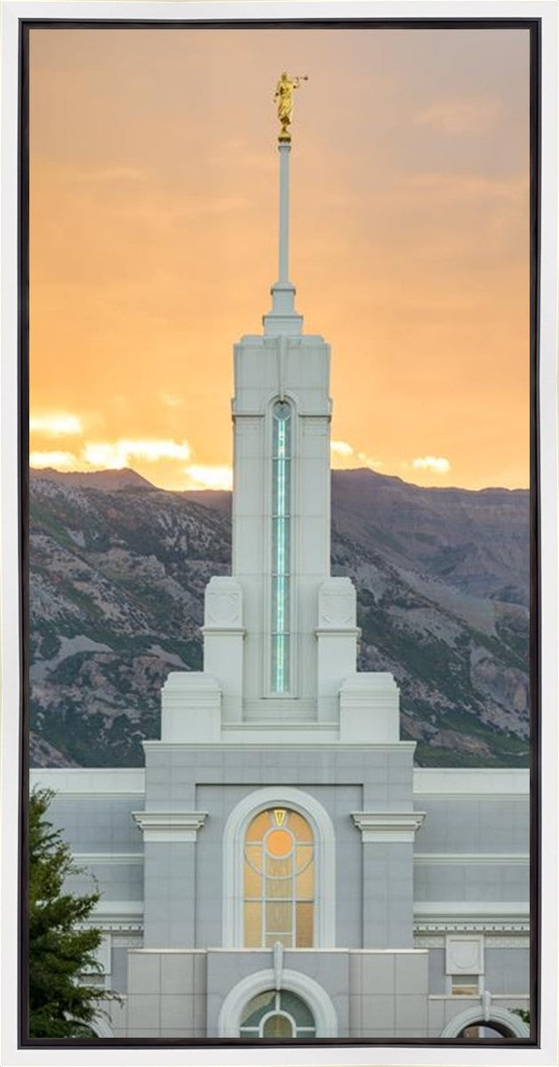 Mount Timpanogos Morning Glory Vertical Gallery Wrap
