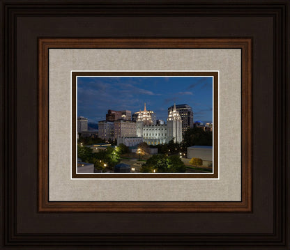 Salt Lake Temple Late Sunset