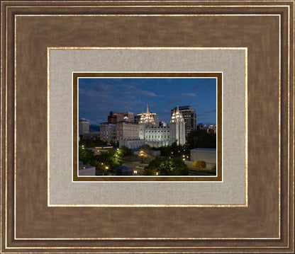Salt Lake Temple Late Sunset