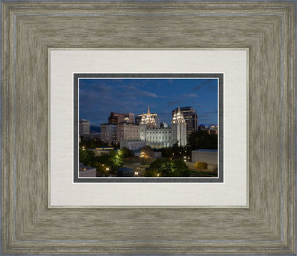 Salt Lake Temple Late Sunset