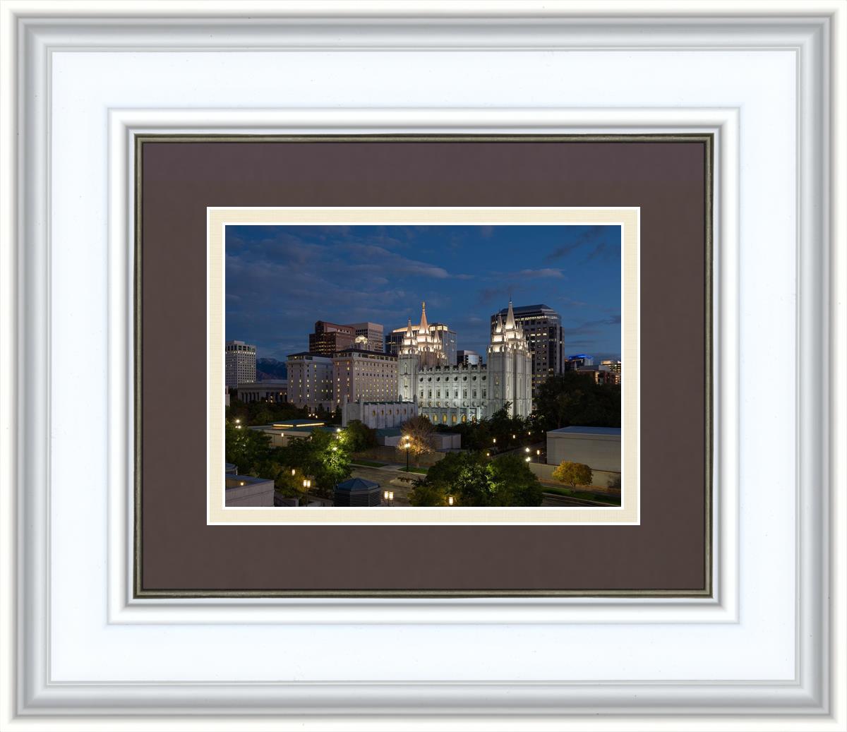 Salt Lake Temple Late Sunset