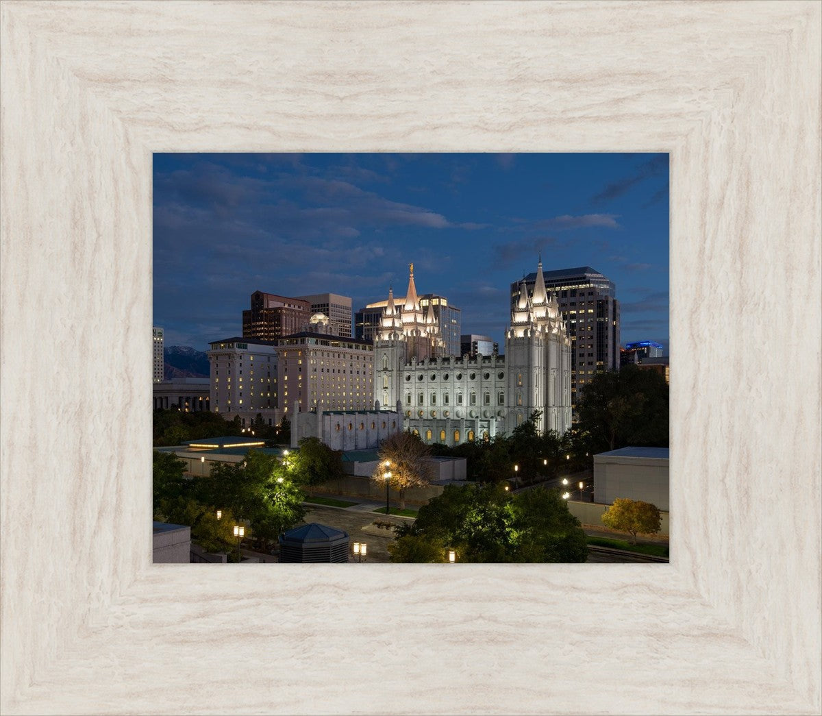 Salt Lake Temple Late Sunset