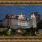 Salt Lake Temple Late Sunset