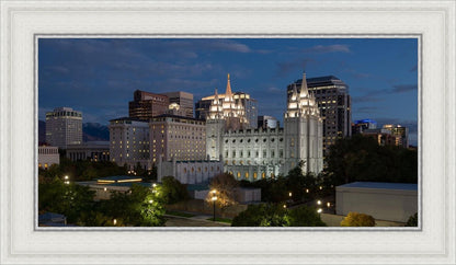 Salt Lake Temple Late Sunset