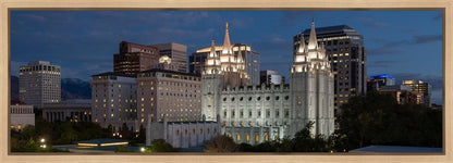 Salt Lake Temple Late Sunset