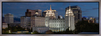 Salt Lake Temple Late Sunset