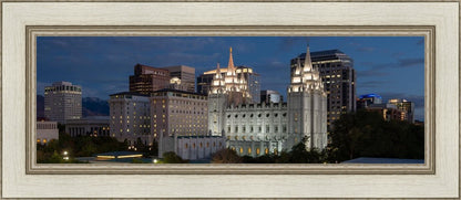Salt Lake Temple Late Sunset