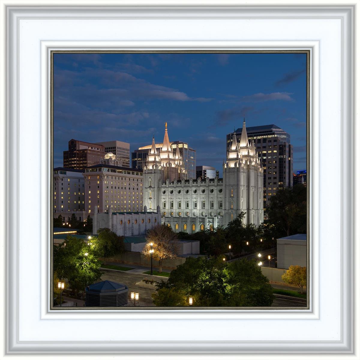 Salt Lake Temple Late Sunset