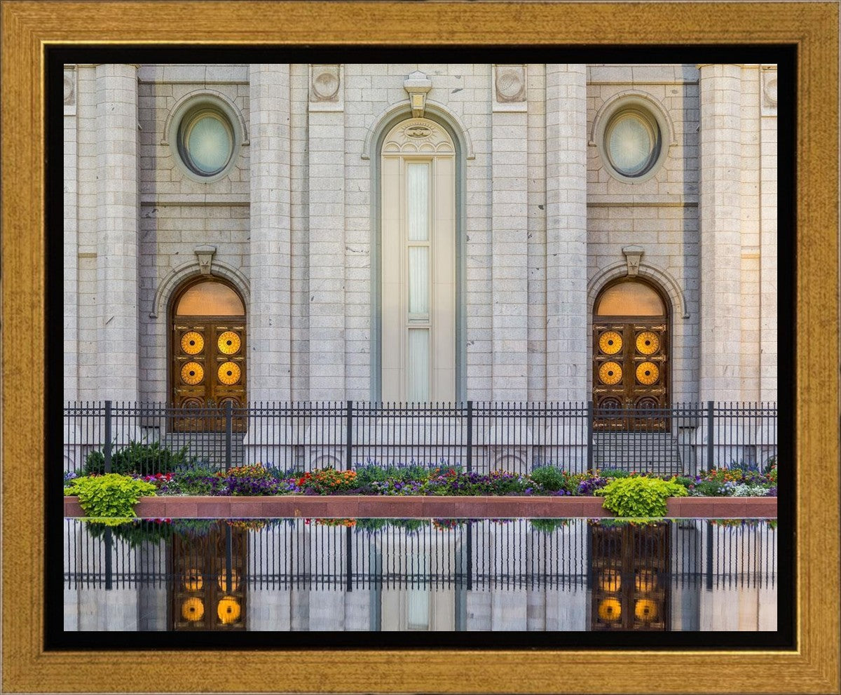Salt Lake Temple Eternal Reflections Gallery Wrap