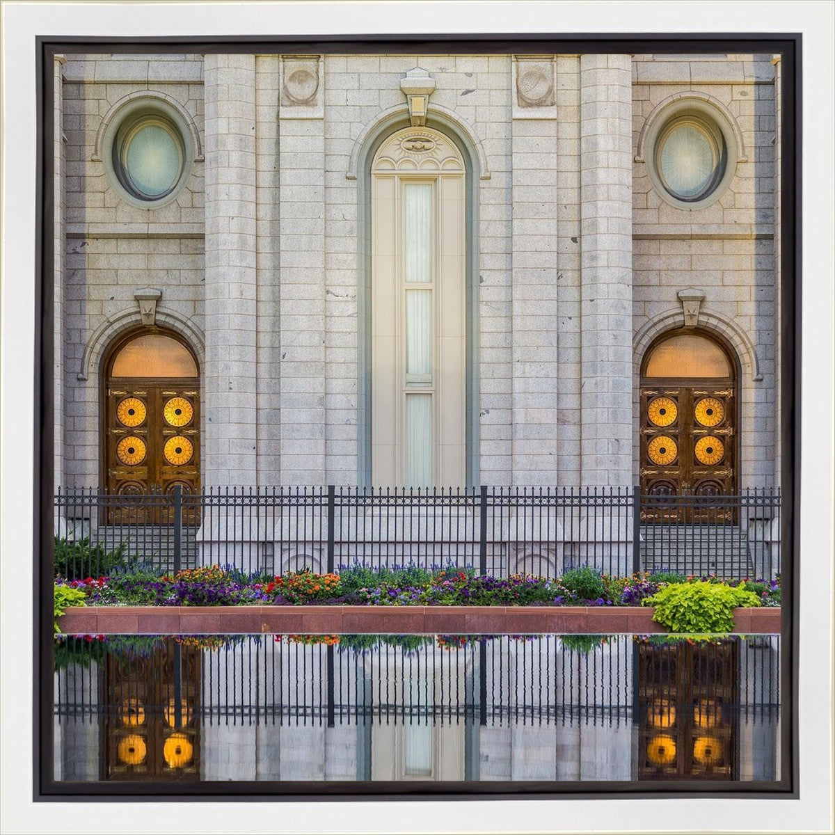 Salt Lake Temple Eternal Reflections Gallery Wrap