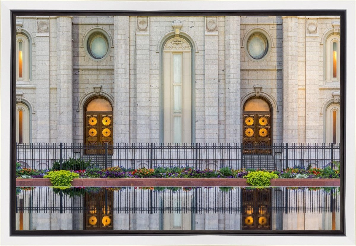 Salt Lake Temple Eternal Reflections Gallery Wrap