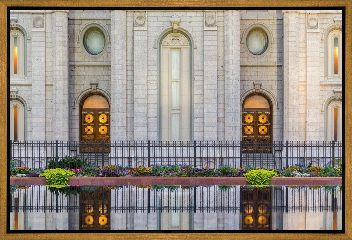 Salt Lake Temple Eternal Reflections Gallery Wrap