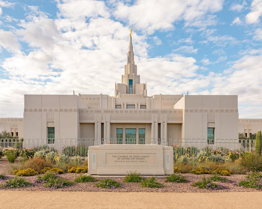 Phoenix Temple Desert Oasis Gallery Wrap