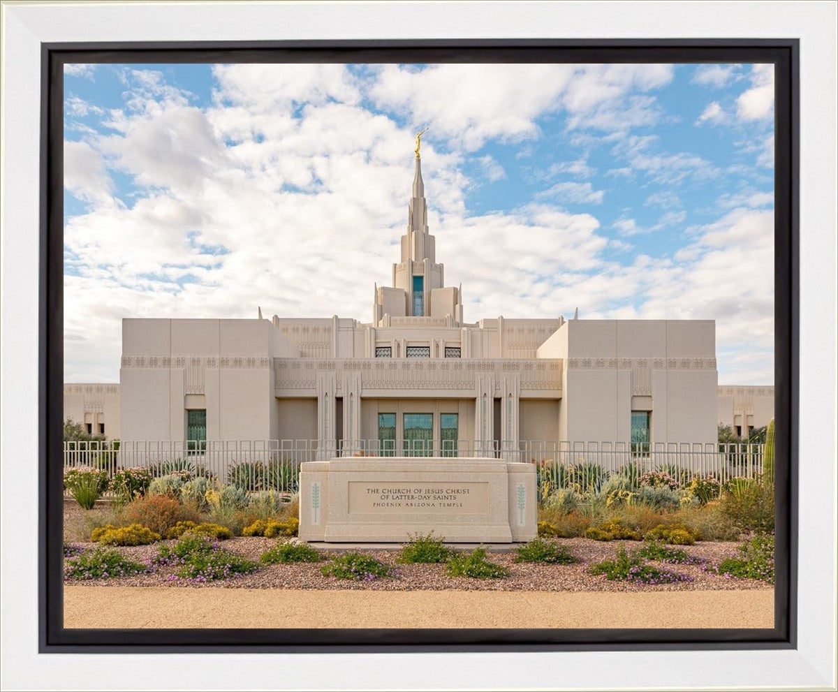 Phoenix Temple Desert Oasis Gallery Wrap
