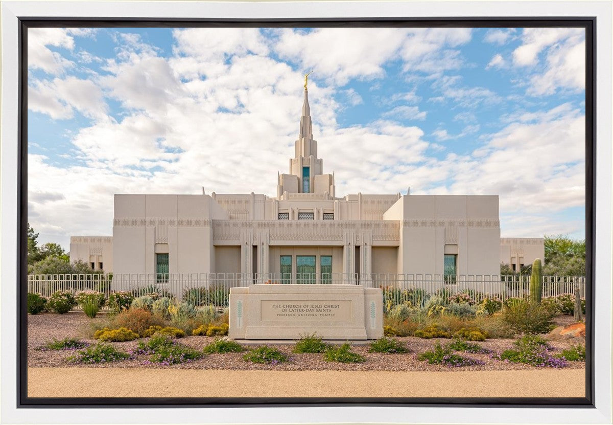 Phoenix Temple Desert Oasis Gallery Wrap